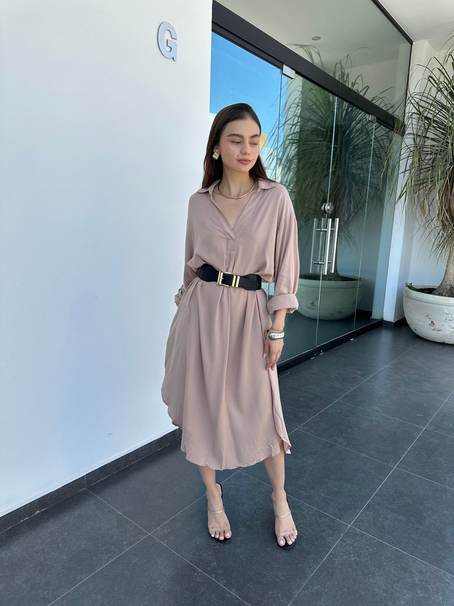 VESTIDO FLOJITO CAFE
