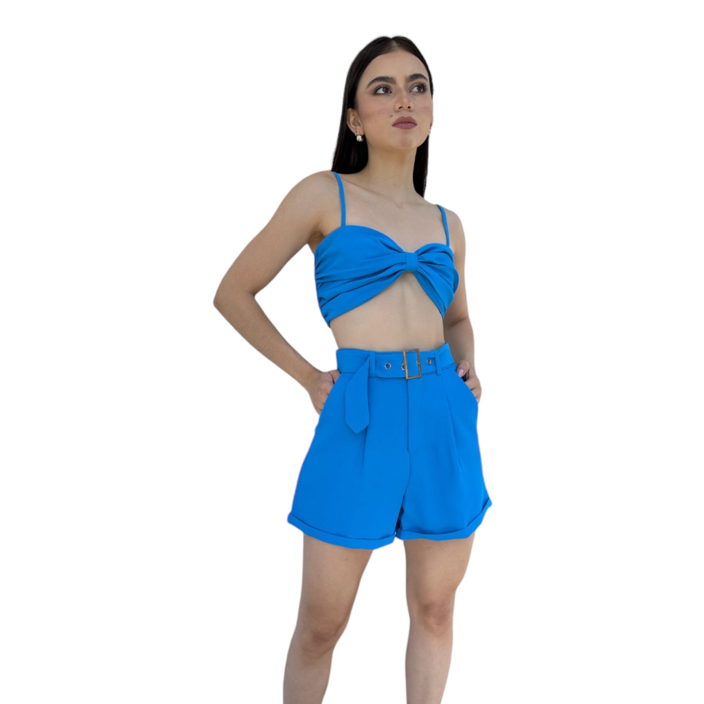SET AZUL SHORT/TOP