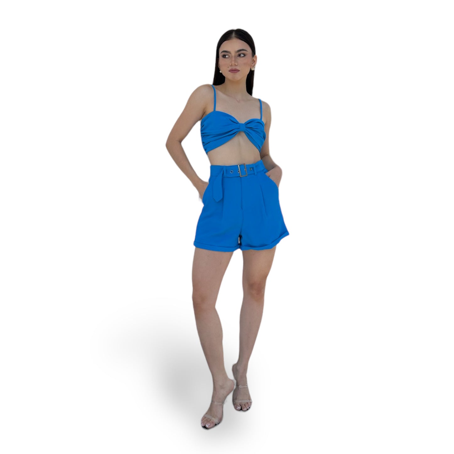 SET AZUL SHORT/TOP