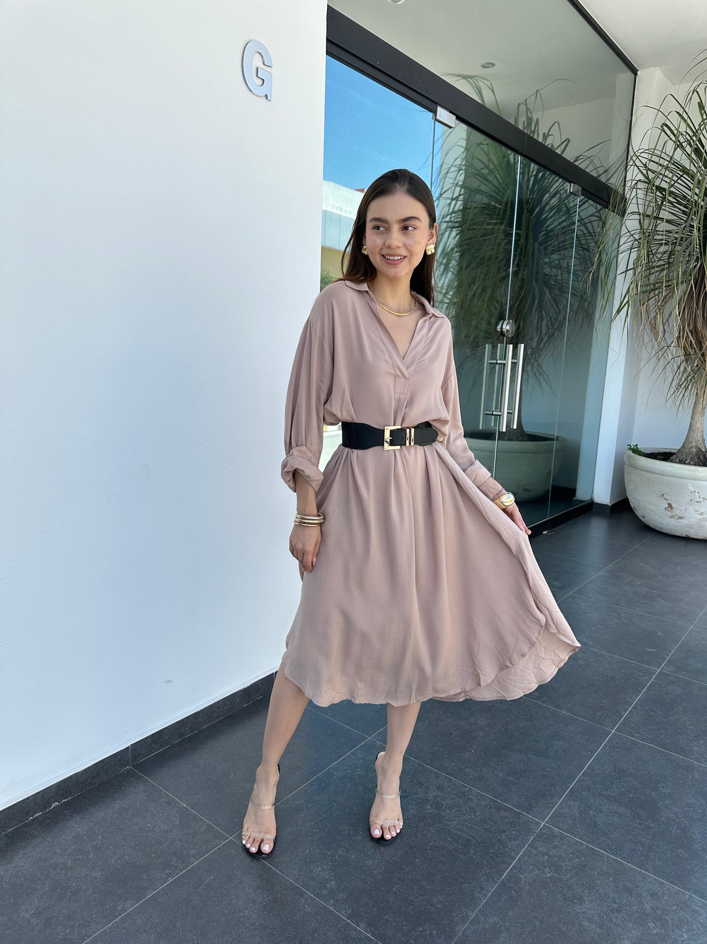 VESTIDO FLOJITO CAFE
